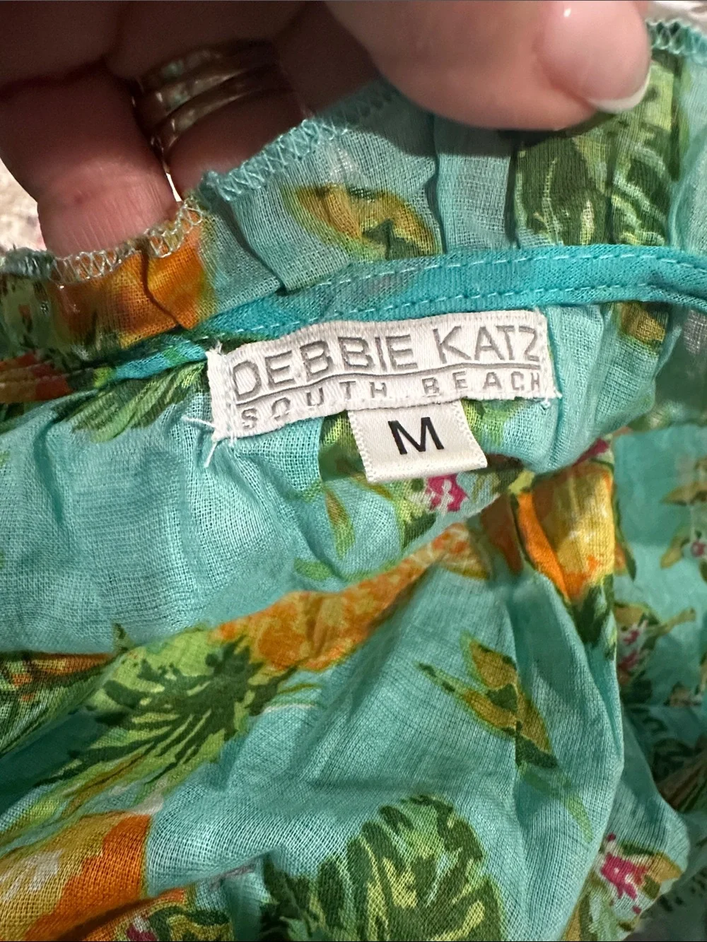 DEBBIE KATZ “ELISA” dress/beach coverup